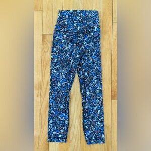 Lululemon Align High Rise Crop 23” Flower Burst Multi size 0